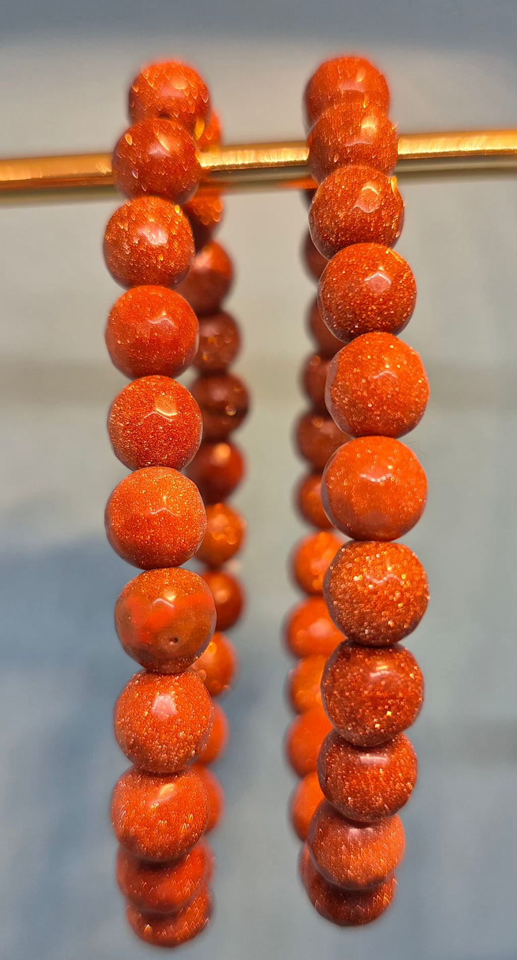 Goldstone Healing Crystal Bracelet - 8mm Stone of Ambition