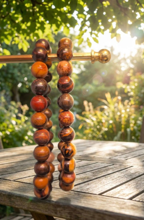 Tiger's Eye Healing Crystal Bracelet - 8mm Courage & Confidence Stone