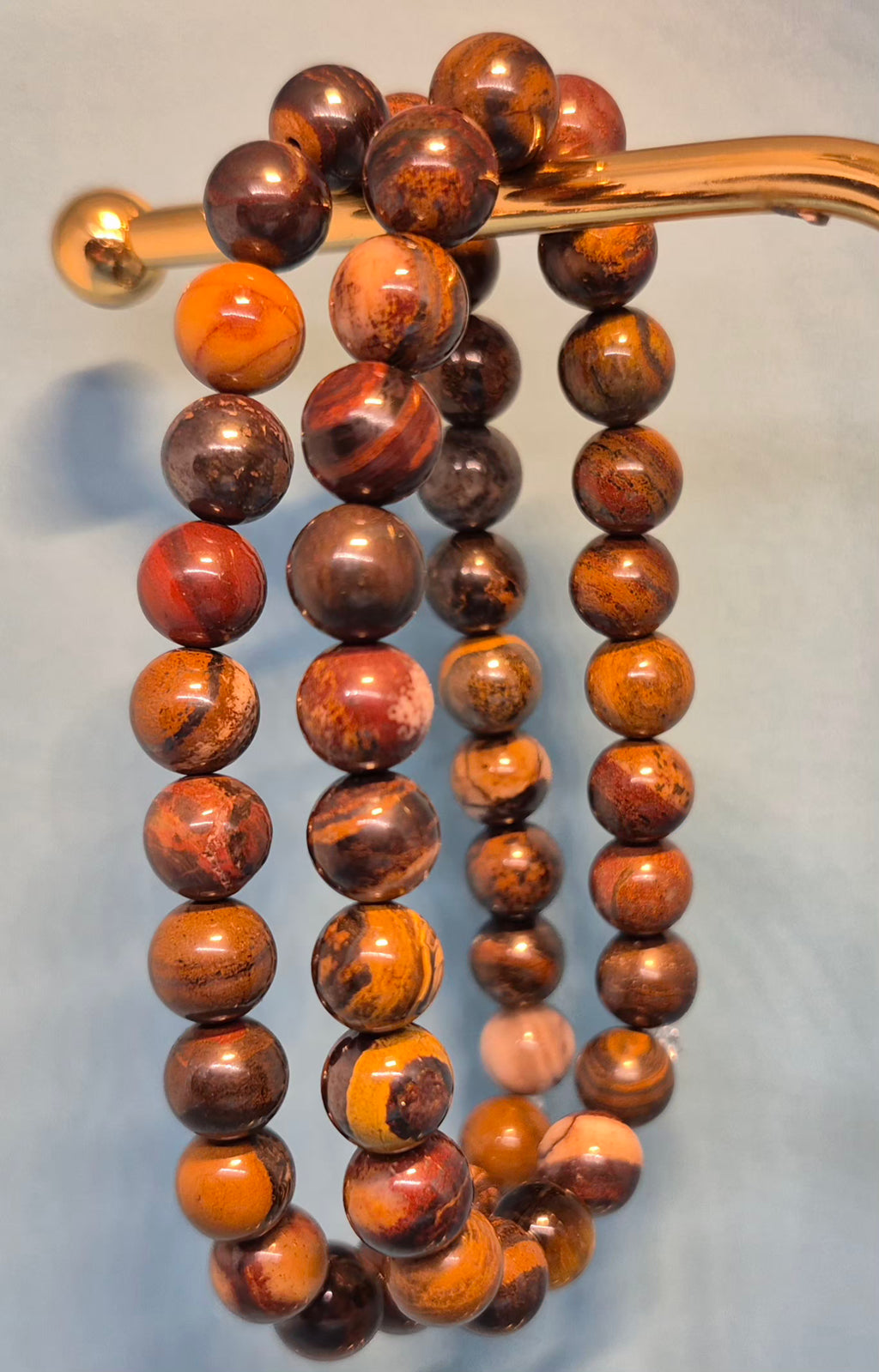 Tiger's Eye Healing Crystal Bracelet - 8mm Courage & Confidence Stone