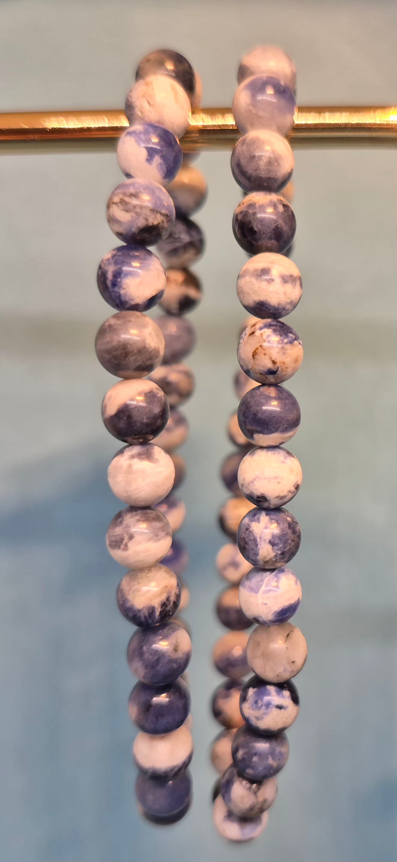 Sodalite Healing Crystal Bracelet - 6mm Logic & Intuition Stone