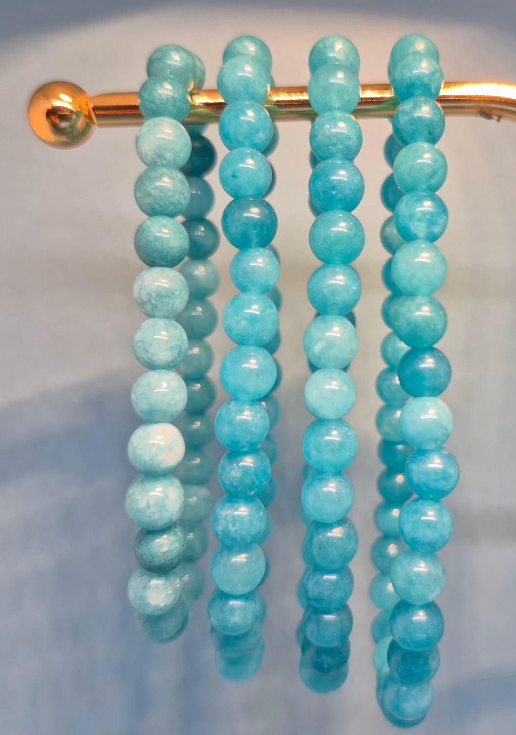 Turquoise Jade Healing Crystal Bracelet - 6mm