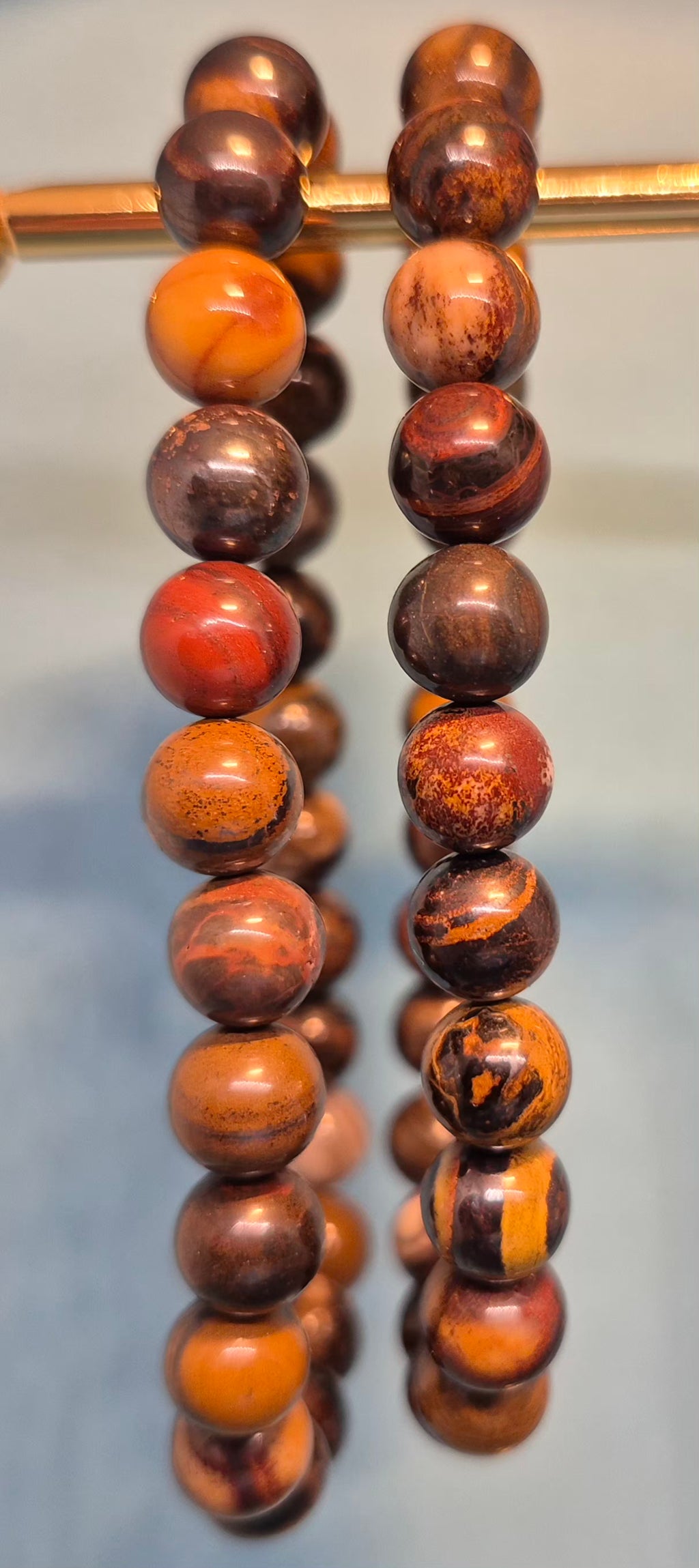 Tiger's Eye Healing Crystal Bracelet - 8mm Courage & Confidence Stone