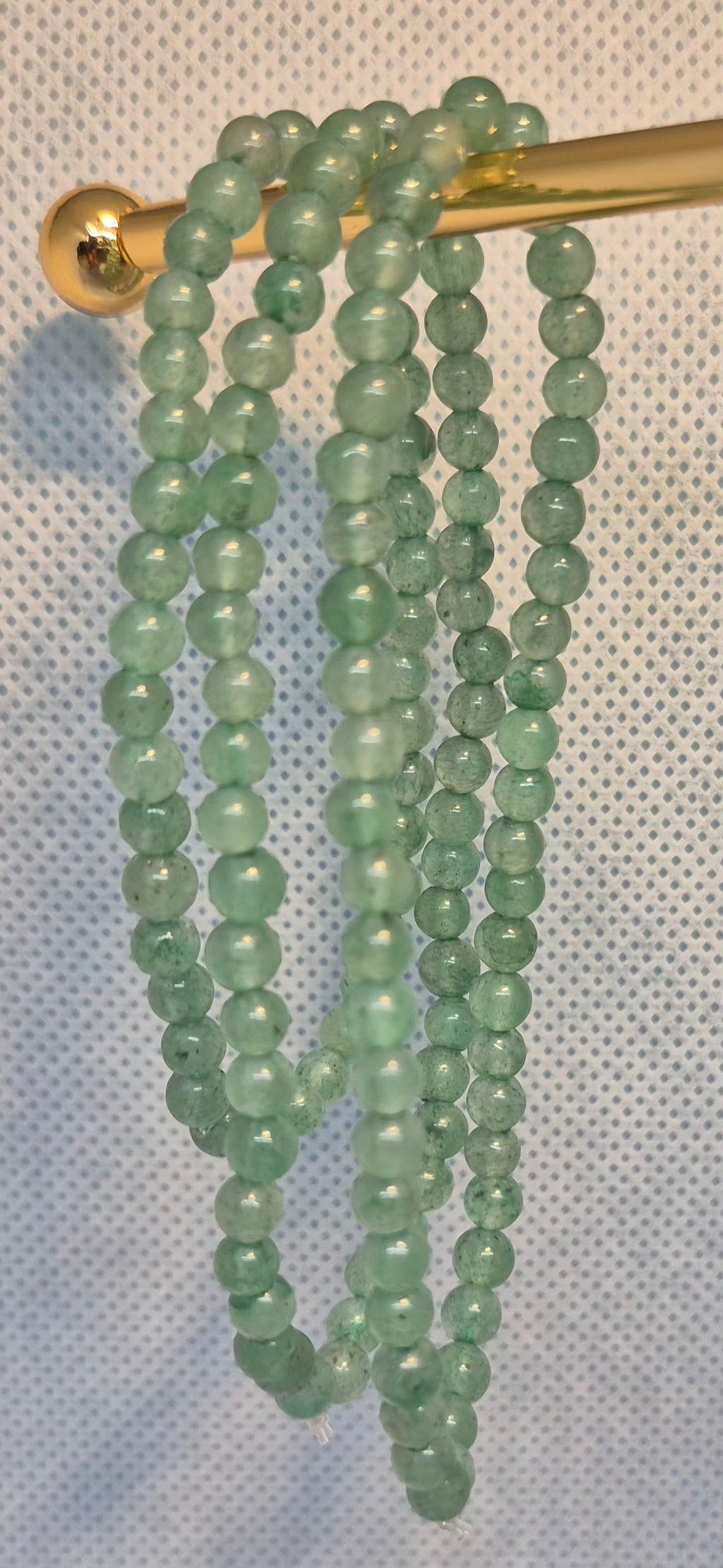 Green Aventurine Healing Crystal Bracelet - 4mm Luck & Prosperity Stone