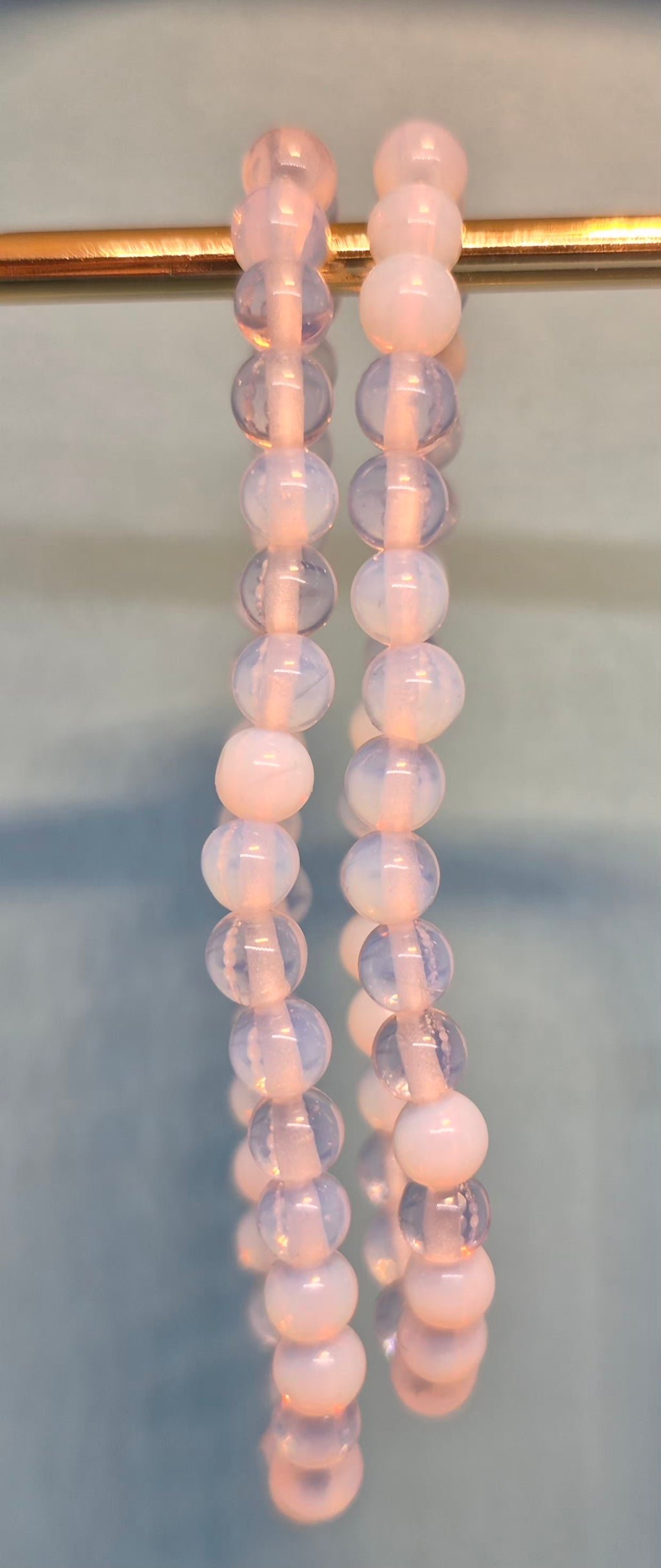 Opalite Healing Crystal Bracelet - 4mm Transition & New Beginnings Stone