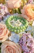 Green Jade Healing Crystal Bracelet - 6mm Prosperity & Harmony Stone