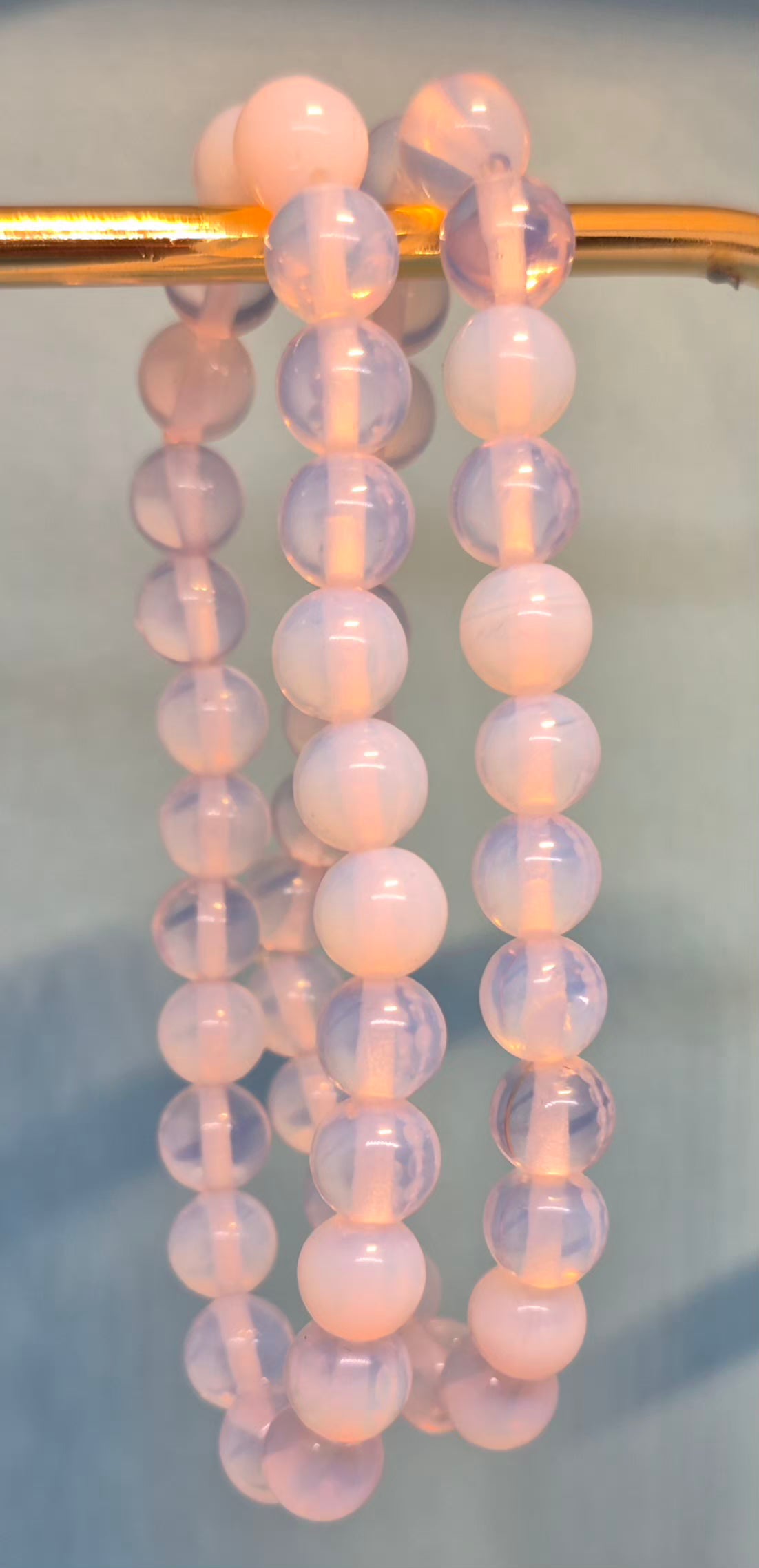 Opalite Healing Crystal Bracelet - 6mm Transition & New Beginnings Stone