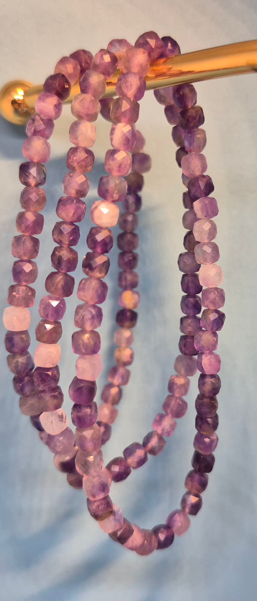 Amethyst Healing Crystal Bracelet - 4mm Natural Gemstone