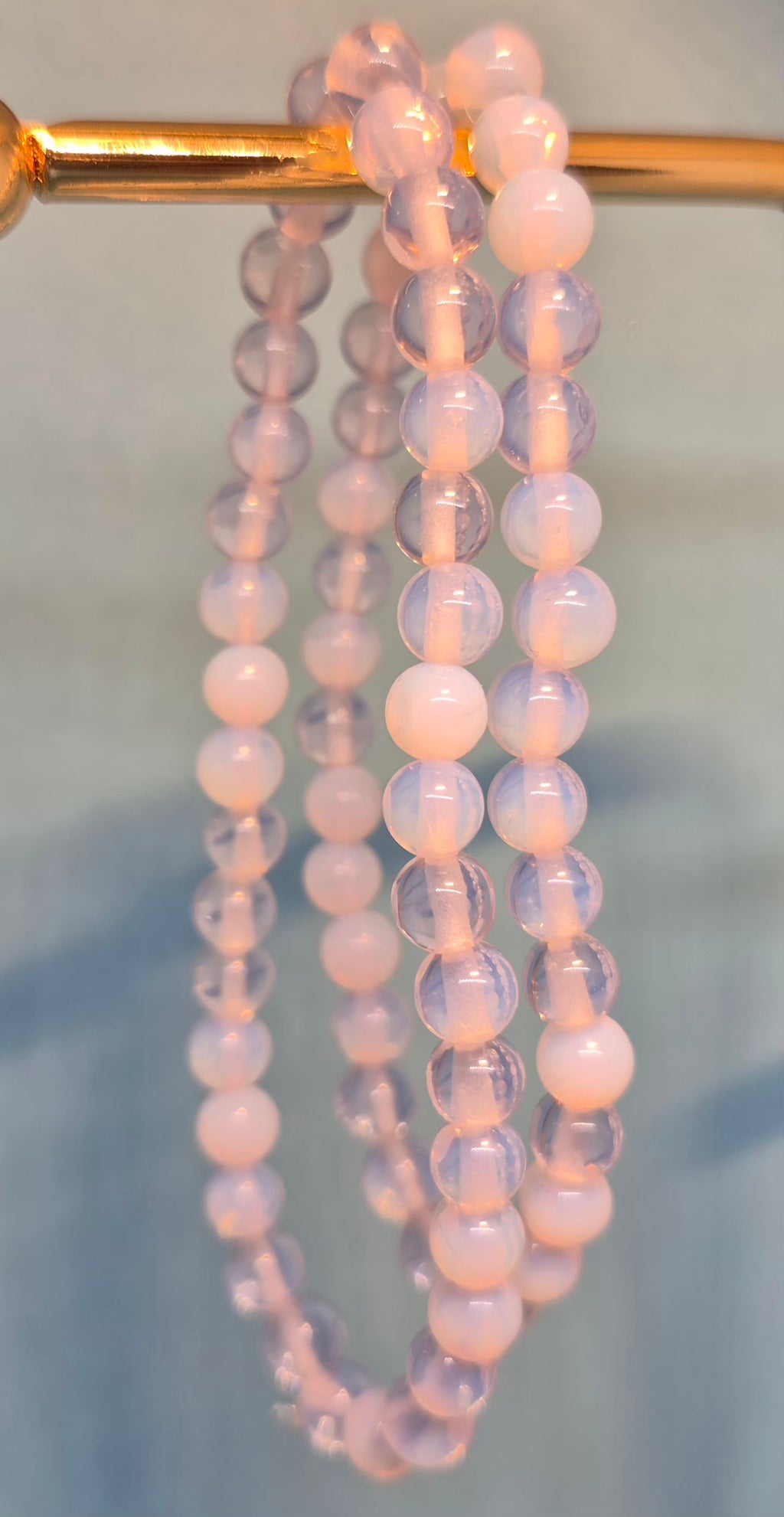 Opalite Healing Crystal Bracelet - 4mm Transition & New Beginnings Stone