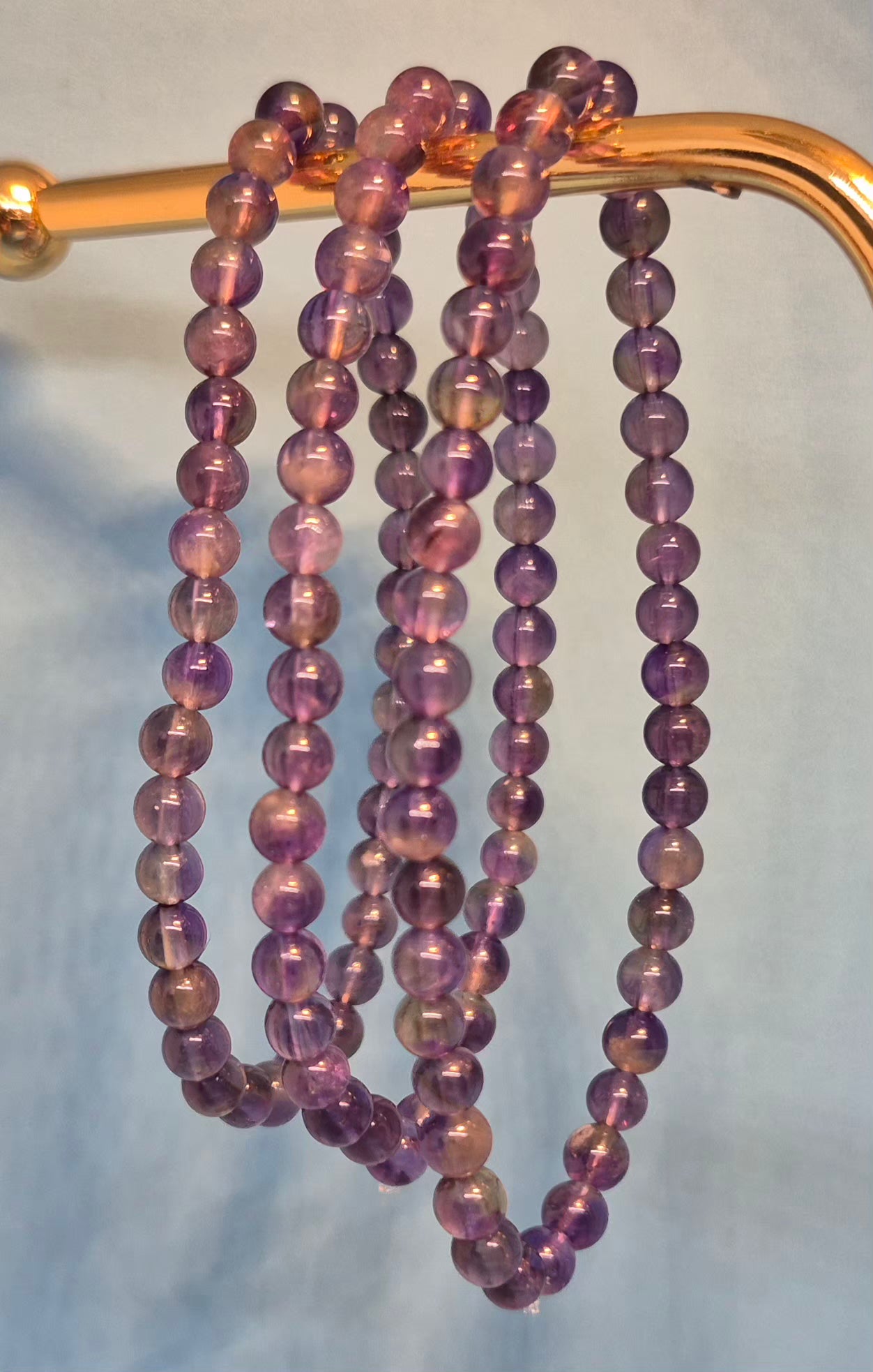 Amethyst - Calming Crystal Bracelet for Peace & Intuition (4mm)