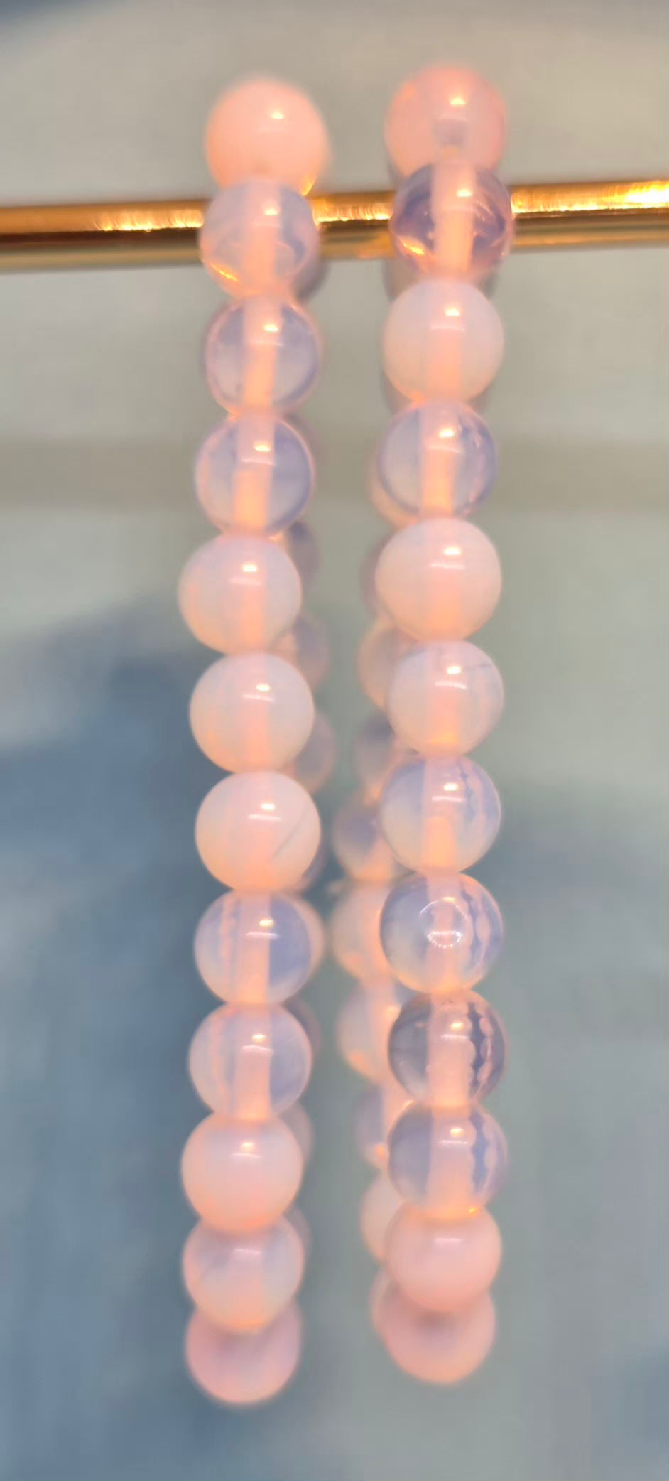 Opalite Healing Crystal Bracelet - 6mm Transition & New Beginnings Stone