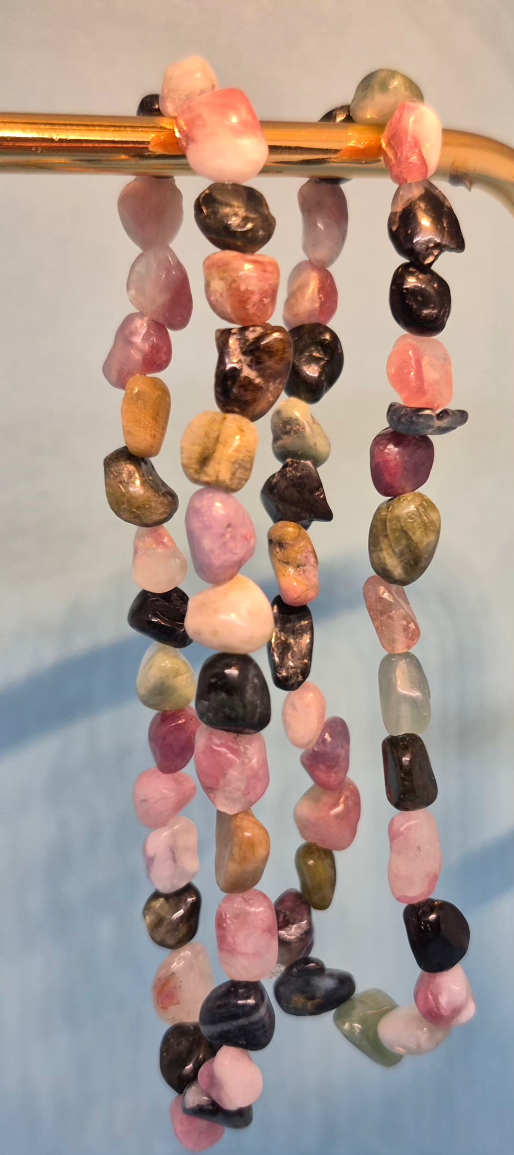 Tourmaline Healing Crystal Bracelet - 6mm Rainbow Colour Stone