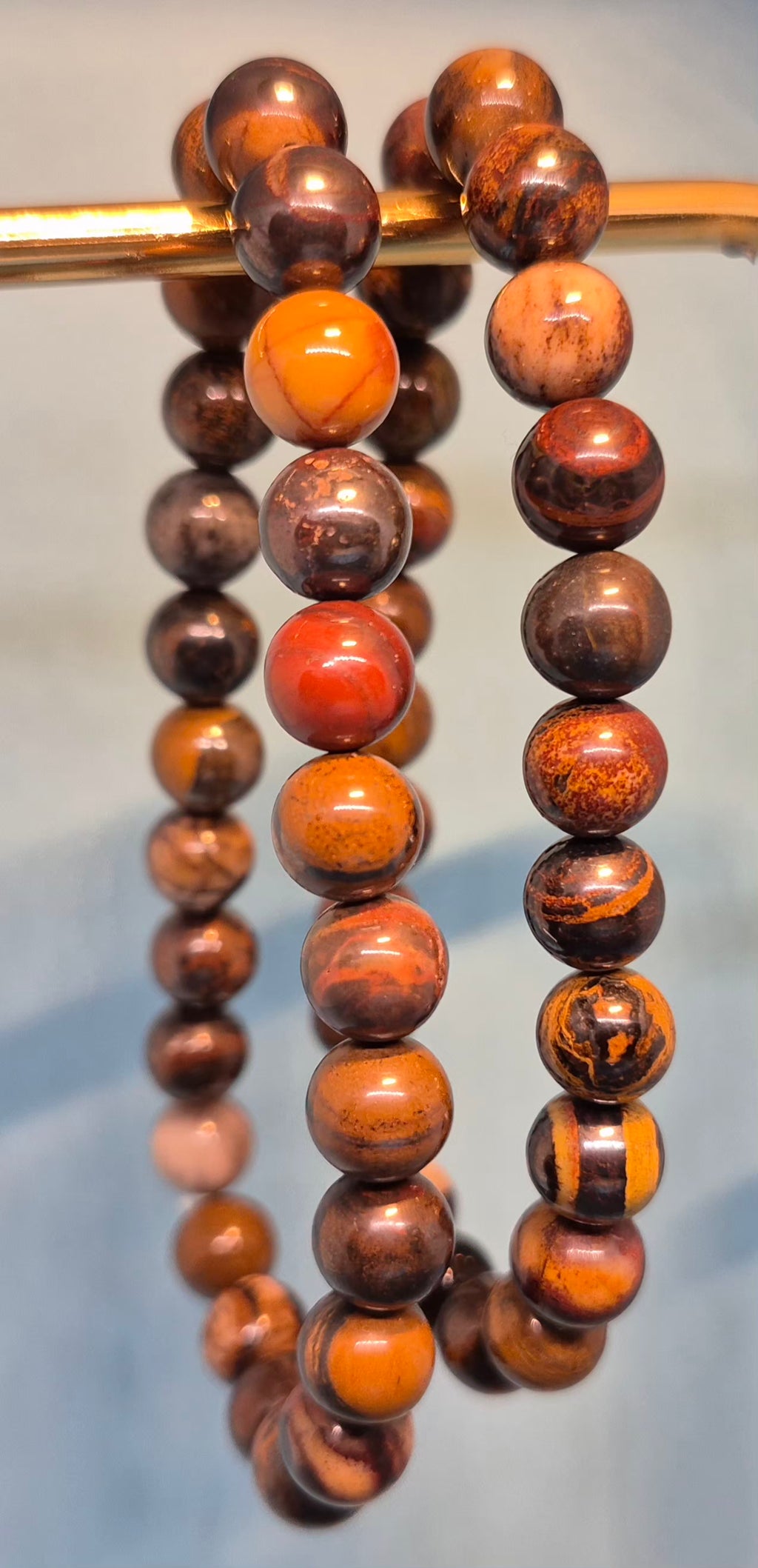 Tiger's Eye Healing Crystal Bracelet - 8mm Courage & Confidence Stone