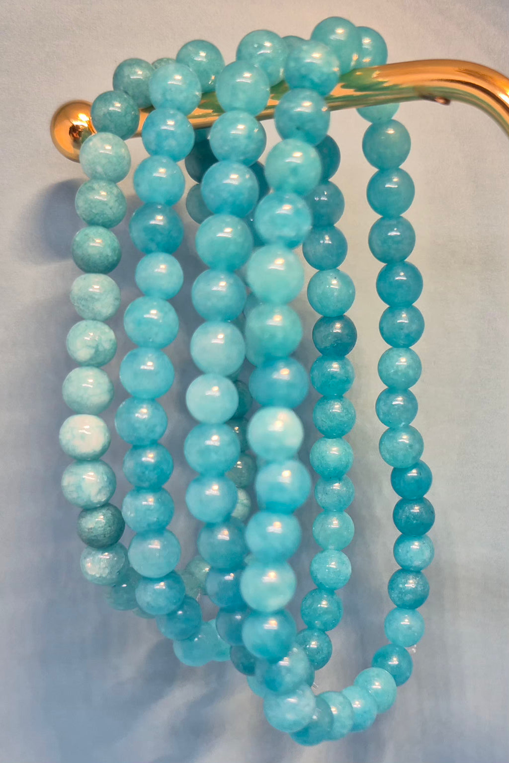 Turquoise Jade Healing Crystal Bracelet - 6mm