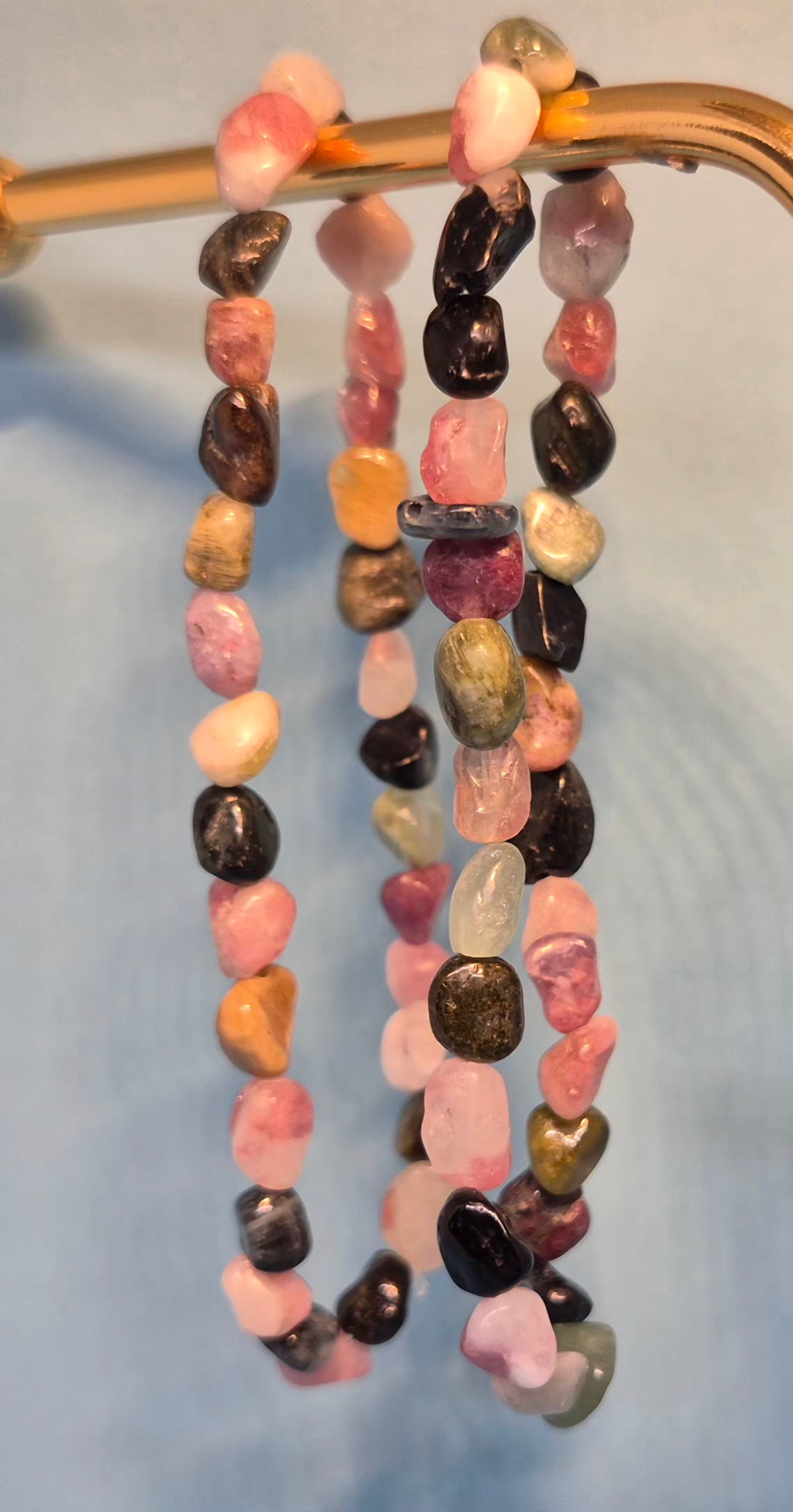 Tourmaline Healing Crystal Bracelet - 6mm Rainbow Colour Stone