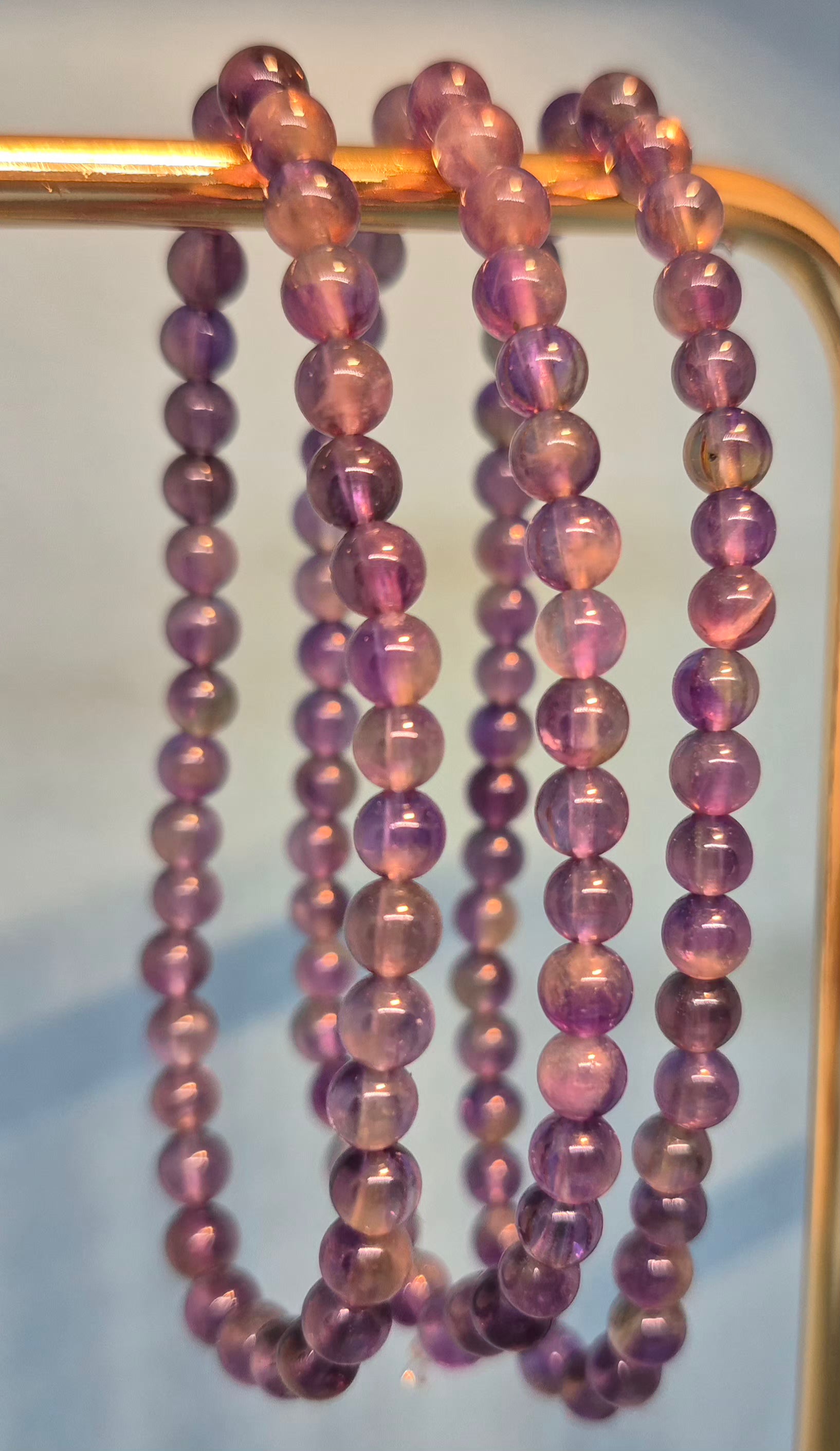 Amethyst - Calming Crystal Bracelet for Peace & Intuition (4mm)